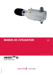 UniDry 50 SM/SDM Manuel: IA Chat et PDF