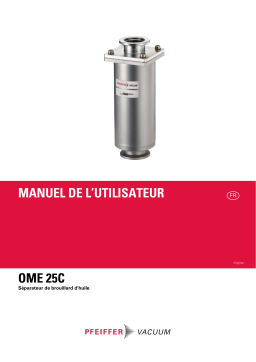 Manuel OME 25C Pfeiffer Vacuum | AI Chat & PDF