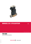 Pfeiffer Vacuum TVV 001 : Manuel d'utilisation + IA