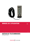 Bo&icirc;tier de t&eacute;l&eacute;commande Pfeiffer Vacuum | IA et PDF&nbsp;