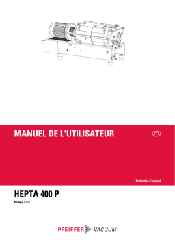 Pfeiffer Hepta 400 P Mode d'emploi