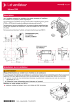 Pfeiffer Lot ventilateur Mode d'emploi