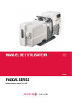 Pfeiffer Pascal Series 5-21 m3/h Mode d'emploi