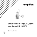 AMPLIFON AMPLI-MINI R 10 2E1 Mode d'emploi