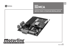 Motorline MCA : Notice d'installation | AI Chat & PDF 