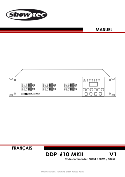 Showtec DDP-610 MKII: Manuel d'utilisateur + Chat IA