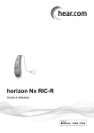 HEAR.COM horizon 1Nx RIC-R Mode d'emploi