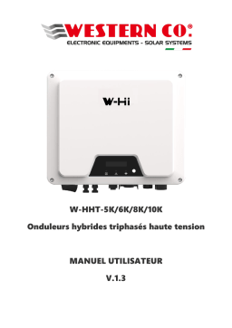 Western W-HHT 5-10K Manuel du propriétaire