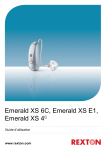 Emerald XS 6C, E1, 4C : Guide d'utilisation | AI Chat &amp; PDF