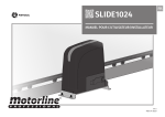 Manuel SLIDE1024 Motorline + Chat IA &amp; PDF