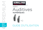 KS 8.0, KS 8.0 T Aides Auditives : Guide d'Utilisation