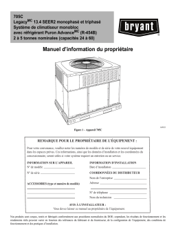 Bryant Legacy 705C : Chat IA et accès PDF