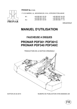 PRONAR PDF301, PDF301C, PDF340, PDF340C | Manuel d'utilisation + AI Chat