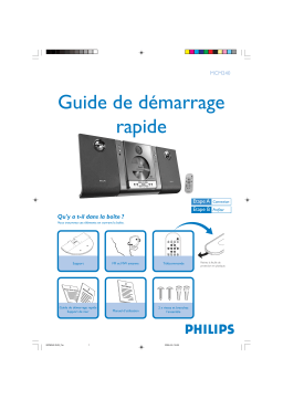 Philips MCM240/21M Guide de démarrage rapide