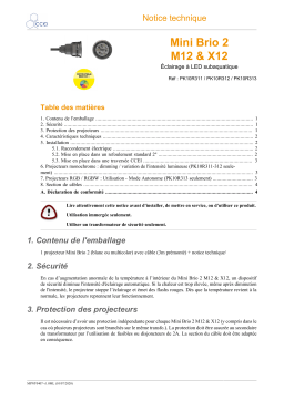 ccei Mini BRiO Mode d'emploi