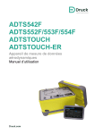 Druck ADTS54XF ADTS55XF Manuel utilisateur