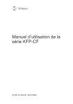 S&eacute;rie KFP-CF Manuel d'utilisation | Chat IA &amp; PDF