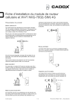 CADDX NXG-7002-SIM Installation manuel