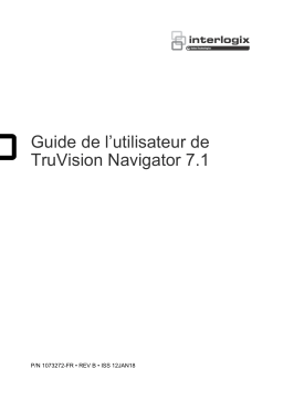 TruVision Navigator: Guide de l'utilisateur + IA