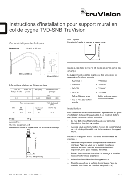 Aritech TVD-SNB Installation manuel