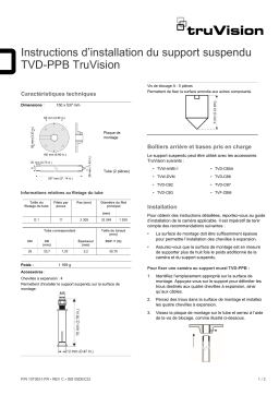 Aritech TVD-PPB-W Installation manuel