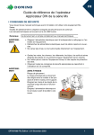 Domino Mx-Series - (DW) Manuel utilisateur