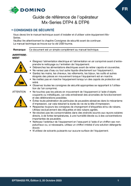 Domino Mx-Series - (DTP) Manuel utilisateur