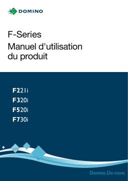 Domino F-Series (F221i, F320i, F520i, F720i) Manuel utilisateur