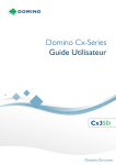 Domino Cx-Series Guide Utilisateur | AI Chat &amp; PDF