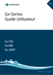 Domino Gx-Series (Gx150i, Gx350i, Gx-OEM) Mode d'emploi