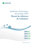 Domino DPX Fume Extraction System (500, 1000, 1500, 2000) Manuel utilisateur