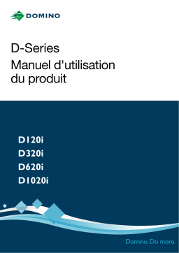 Domino D-Series (D120i, D320i, D620i & D1020i) Manuel utilisateur