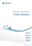 Domino Ax-Series: Guide Utilisateur + Chat IA