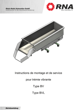 RNA BV-BVL Mode d'emploi