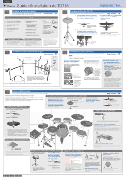 TD-716 Guide d'installation Roland avec IA et PDF