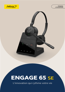 Jabra Engage 65 SE - Convertible Manuel utilisateur