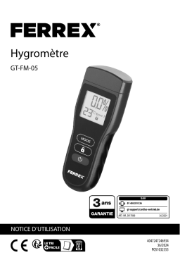 FERREX GT-FM-05 Hygromètre : Chat IA & PDF