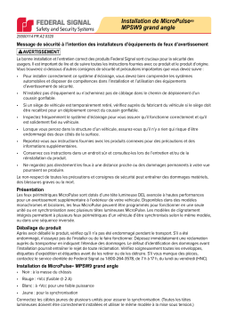 MicroPulse MPSW9 grand angle: Manuel d'utilisation + IA Chat