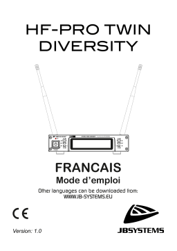 JB systems HF-PRO TWIN DIVERSITY Manuel du propriétaire