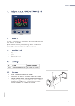 Bentone INST.dTRON316 Manuel utilisateur