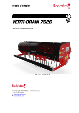 VERTI-DRAIN 7526 Mode d'emploi | AI Chat & PDF