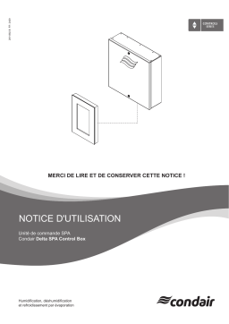 Condair Delta SPA Control Box: Notice d'Utilisation + Chat IA
