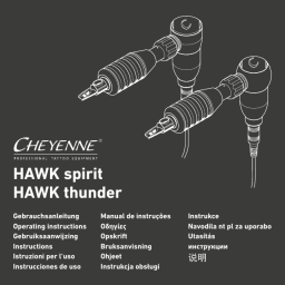 Cheyenne HAWK Thunder, HAWK Spirit Manuel du propriétaire