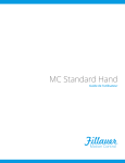 Fillauer MC Standard Hand Mode d'emploi