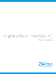 MC PFW Poignet &agrave; flexion motoris&eacute;e : Aide IA &amp; PDF 