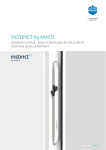 MACO INSTINCT System folder timber 4L flush-mounted on both sides Guide d'installation