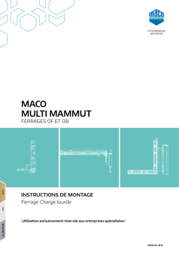 MACO MULTI MAMMUT Ferrure de fenêtre | AI Chat & PDF