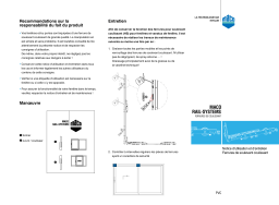 MACO RAIL-SYSTEMS HS ПВХ Manuel utilisateur