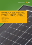 REC Panneaux Solaires : Manuel d'installation | AI chat