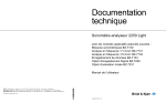 Br&uuml;el &amp; Kj&aelig;r 2250 Light Manuel utilisateur
